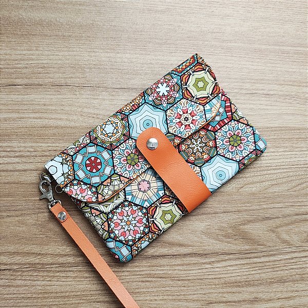 Carteira de mão hexacores