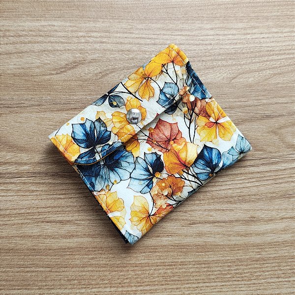 Carteira flor de outono