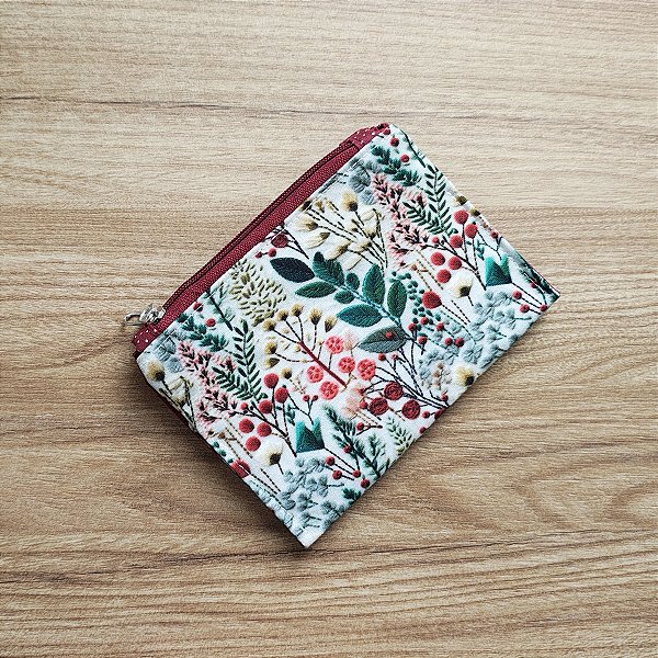 Carteira slim jardim poético