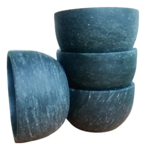 Kit 4 Cumbucas Pedra-sabão 500ml Caldo Feijoada Artesanal