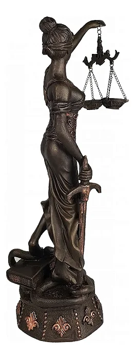 Themis Deusa Da Justiça Direito Lei Resina Estátua