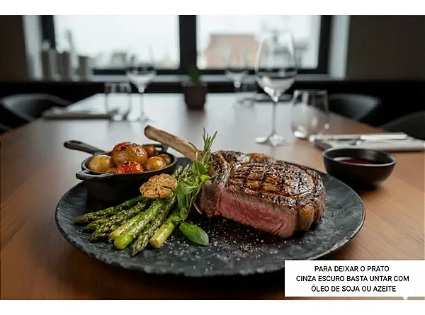 Prato Raso Utilitário Em Pedra Sabão 24 Cm