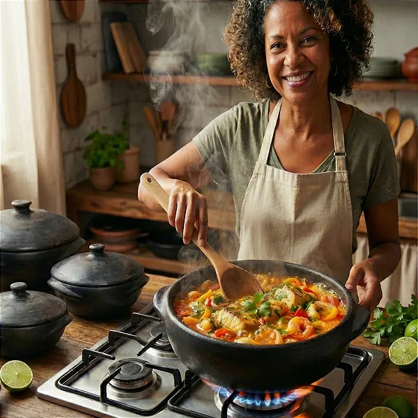 Panela Caçarola Capixaba Criarte 7,5l Industrial E Doméstica