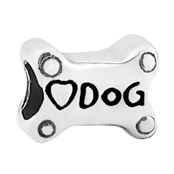 Berloque Separador Ossinho Prata 925 Legítima