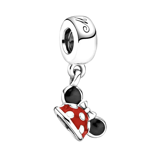 Berloque Pingente Chapéu da Ratinha Prata 925 Legítima