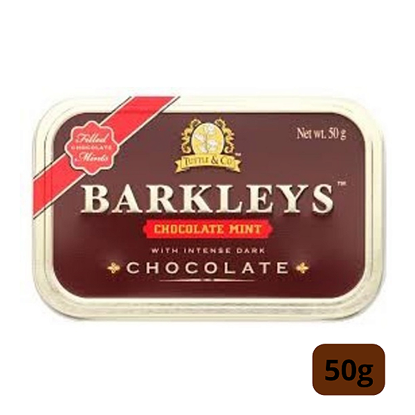 Balas Barkleys Chocolate Mints 50g