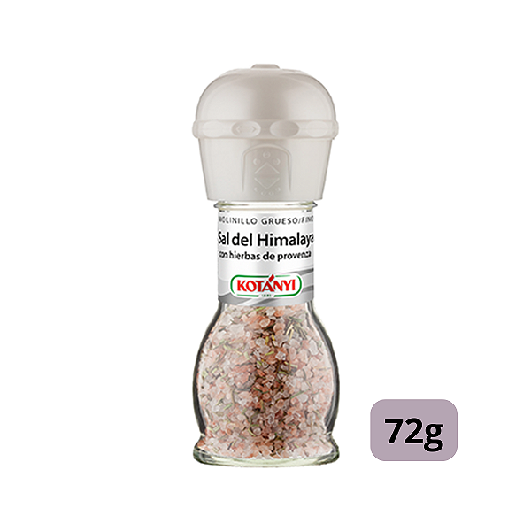 Tempero Kotányi Sal do Himalaia com Ervas da Provença, com moedor duplo – 72g