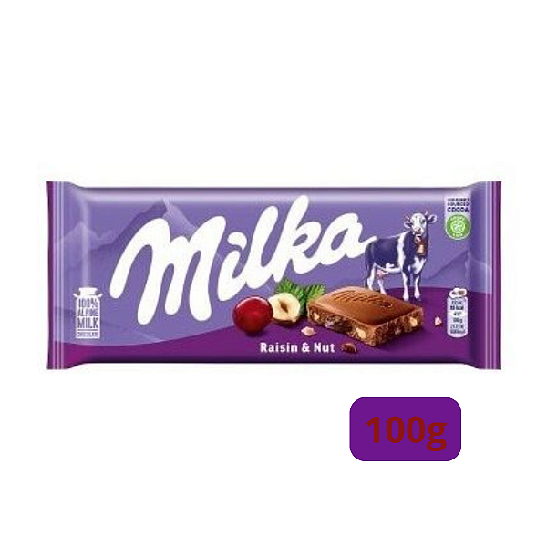 Chocolate Milka Raising e Nuts 100g