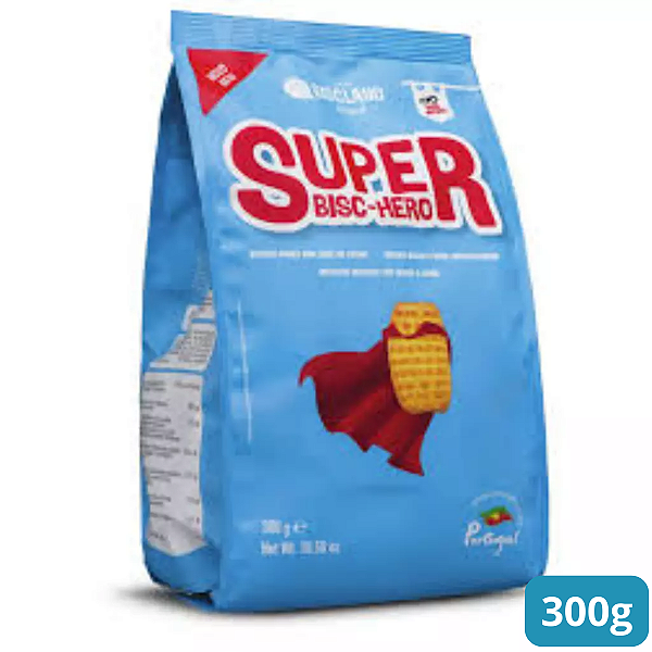 Biscoito Biscland Super Bisc-Hero Limão 300g