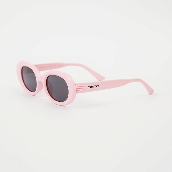 ÓCULOS DE SOL TRITON EYEWEAR INFANTIL OVAL ACETATO ROSA
