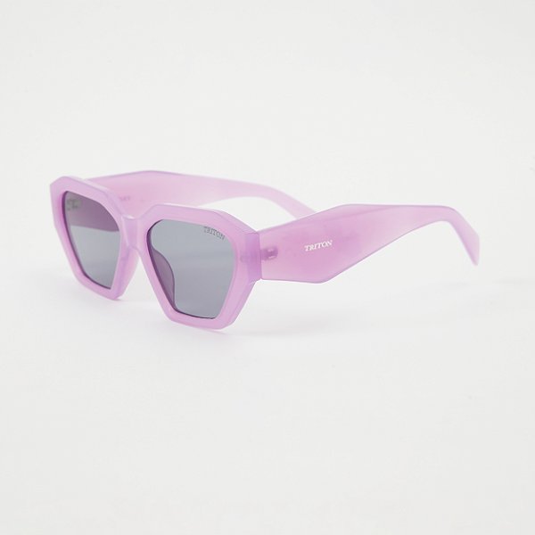 ÓCULOS DE SOL TRITON EYEWEAR RETRÔ ACETATO LILÁS