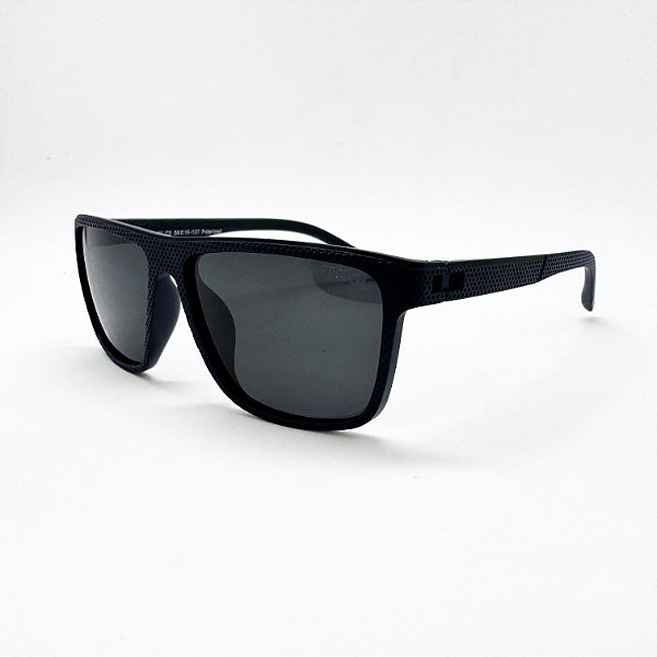 ÓCULOS DE SOL TRITON EYEWEAR POLARIZADO QUADRADO ACETATO AZUL
