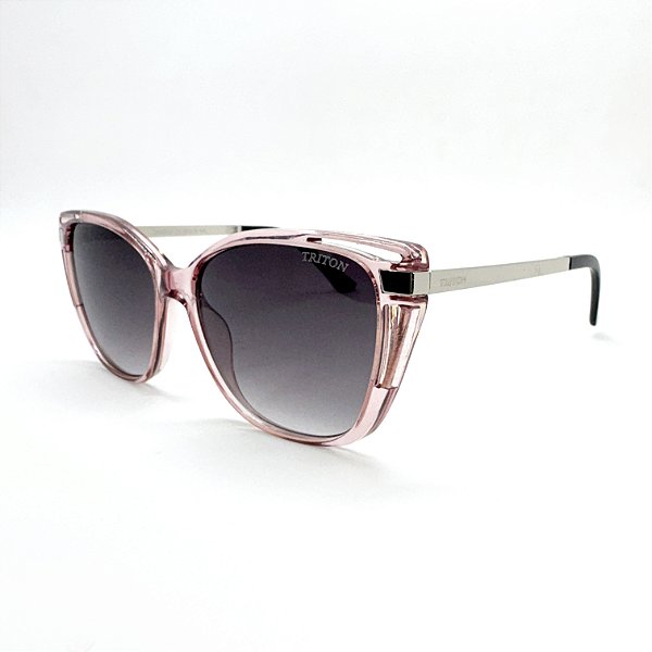 ÓCULOS DE SOL TRITON EYEWEAR GATINHO ACETATO ROSA