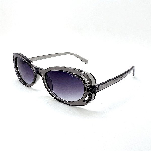 ÓCULOS DE SOL TRITON EYEWEAR RETRÔ ACETATO CINZA