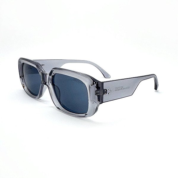 ÓCULOS DE SOL TRITON EYEWEAR QUADRADO ACETATO CINZA