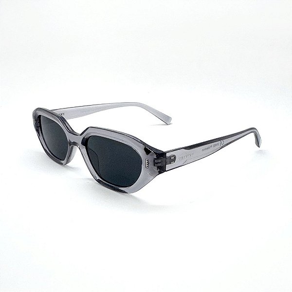 ÓCULOS DE SOL TRITON EYEWEAR RETRÔ ACETATO CINZA