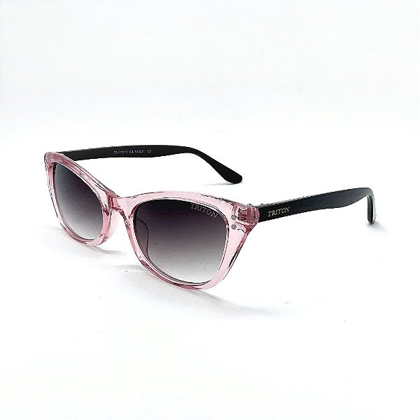 ÓCULOS DE SOL TRITON EYEWEAR GATINHO ACETATO ROSA