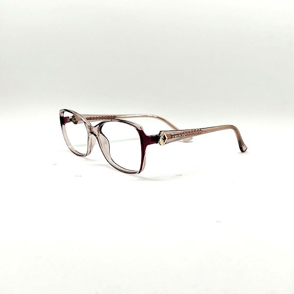 ÓCULOS DE GRAU TRITON EYEWEAR QUADRADO ACETATO ROSA