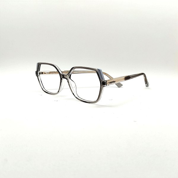 ÓCULOS DE GRAU TRITON EYEWEAR QUADRADO ACETATO CINZA