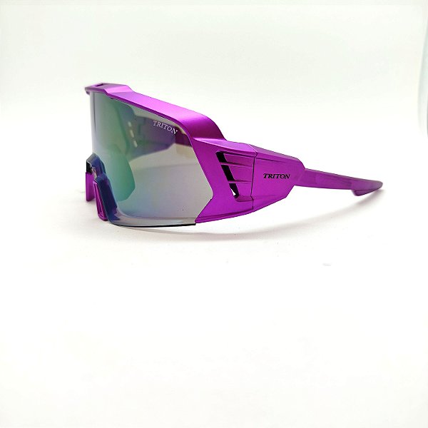 ÓCULOS DE SOL TRITON EYEWEAR ESPORTIVO ACETATO ROSA