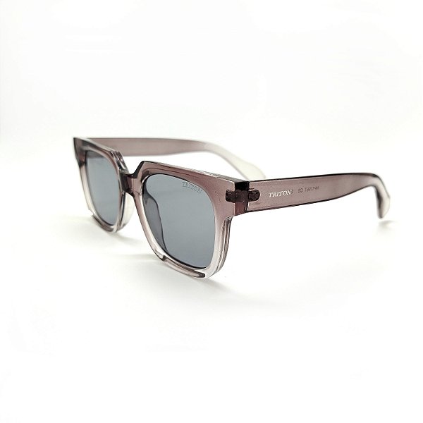 ÓCULOS DE SOL TRITON EYEWEAR QUADRADO ACETATO ROSA
