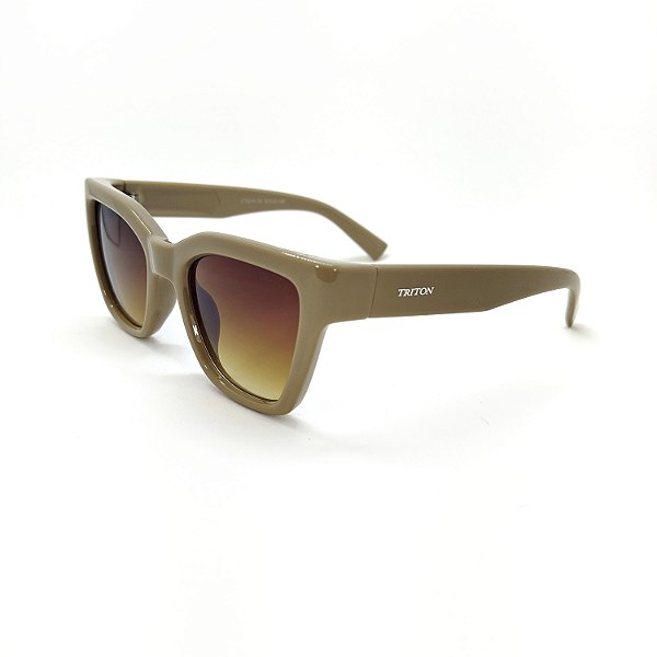 ÓCULOS DE SOL TRITON EYEWEAR GATINHO ACETATO PRETO