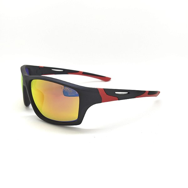 ÓCULOS DE SOL TRITON EYEWEAR ESPORTIVO ACETATO PRETO