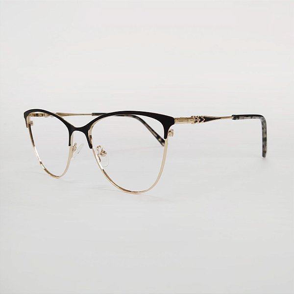 ÓCULOS DE GRAU TRITON EYEWEAR GATINHO METAL