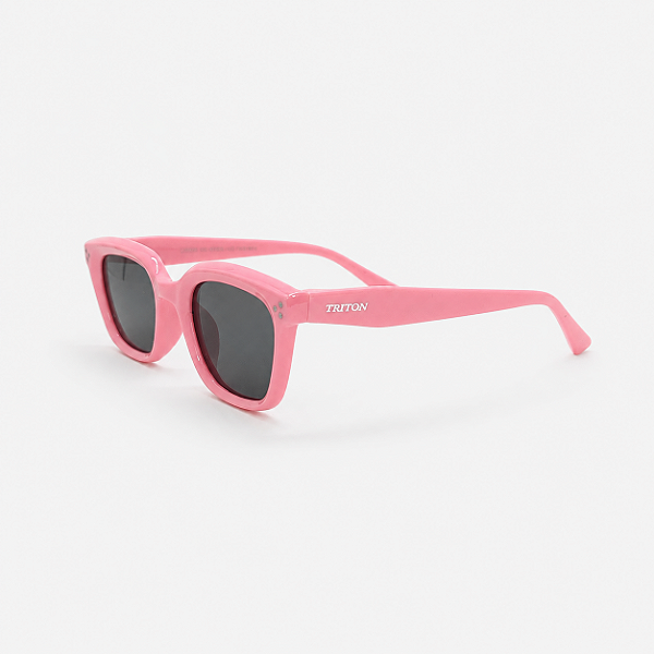 ÓCULOS DE SOL TRITON EYEWEAR INFANTIL QUADRADO ACETATO ROSA