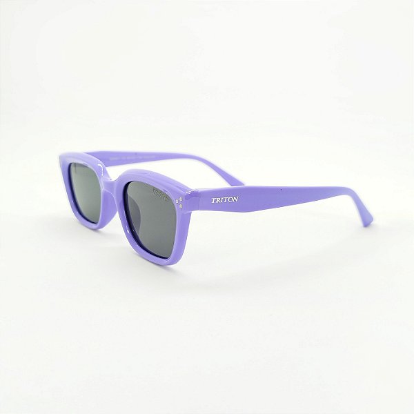 ÓCULOS DE SOL TRITON EYEWEAR INFANTIL QUADRADO ACETATO LILÁS