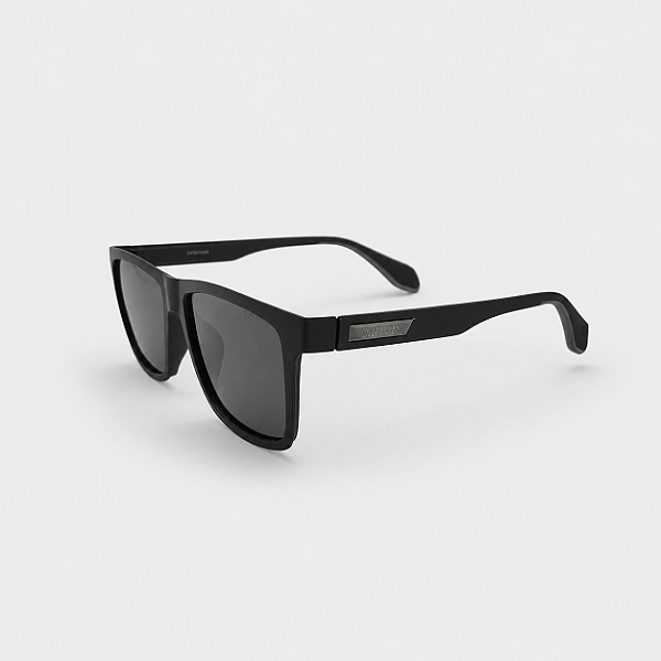 ÓCULOS DE SOL TRITON EYEWEAR POLARIZADO QUADRADO ACETATO PRETO