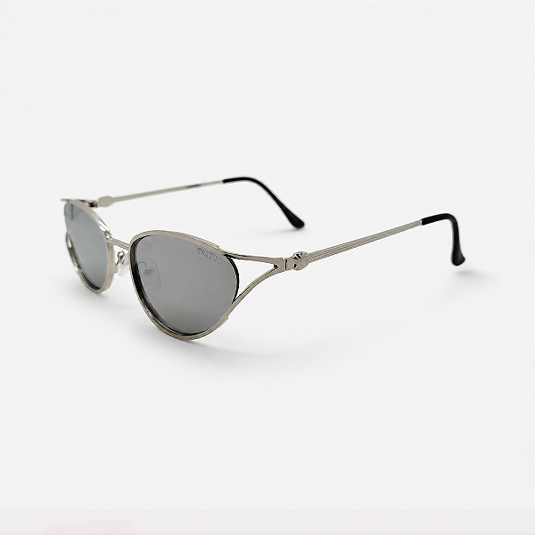 ÓCULOS DE SOL TRITON EYEWEAR GATINHO METAL PRATA