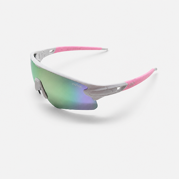 ÓCULOS DE SOL TRITON EYEWEAR ESPORTIVO ACETATO BRANCO