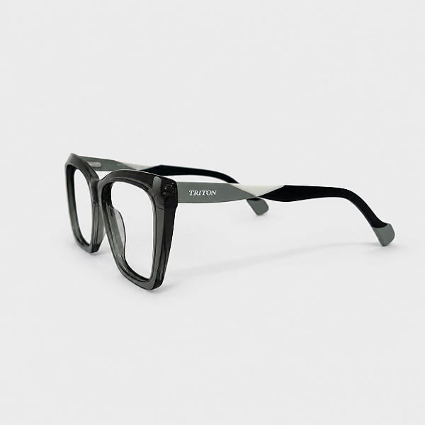 ARMAÇÃO DE GRAU TRITON EYEWEAR GATINHO ACETATO VERDE