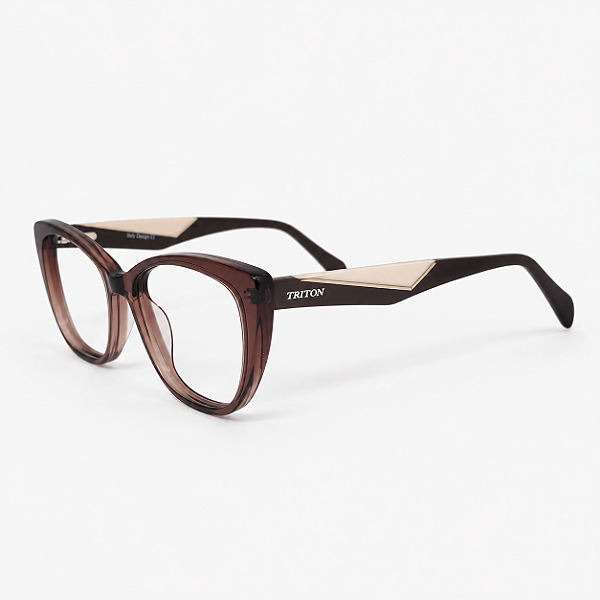 ARMAÇÃO DE GRAU TRITON EYEWEAR GATINHO ACETATO ROSA