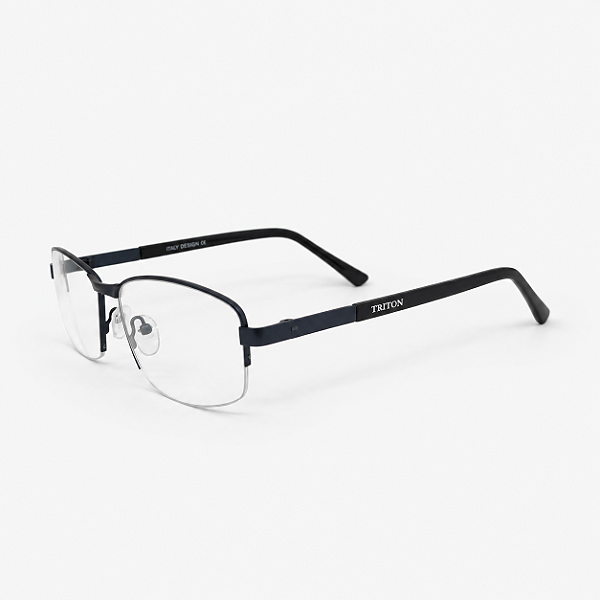 ARMAÇÃO DE GRAU TRITON EYEWEAR RETANGULAR METAL AZUL