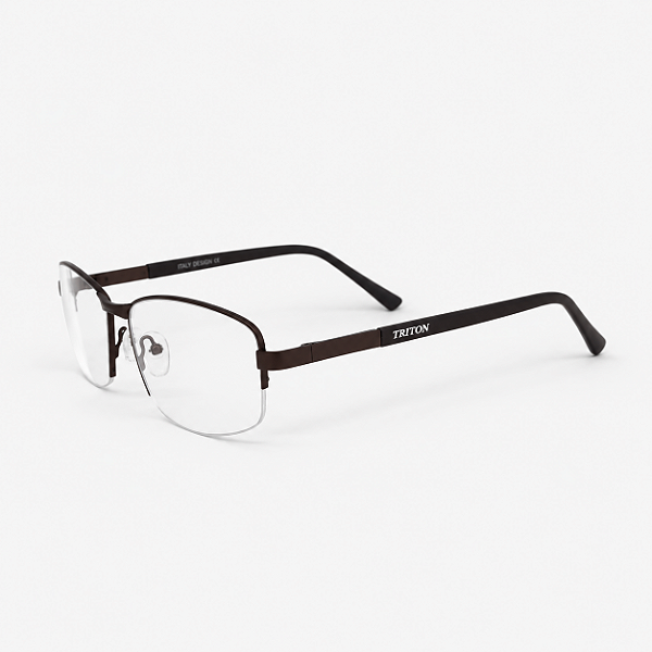 ARMAÇÃO DE GRAU TRITON EYEWEAR RETANGULAR METAL COBRE