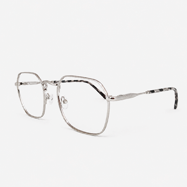 ARMAÇÃO DE GRAU TRITON EYEWEAR QUADRADO METAL PRATA