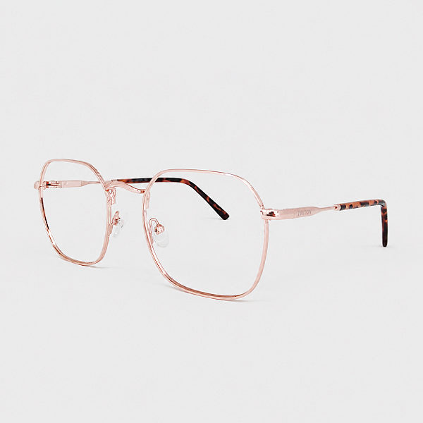 ARMAÇÃO DE GRAU TRITON EYEWEAR QUADRADO METAL DOURADO