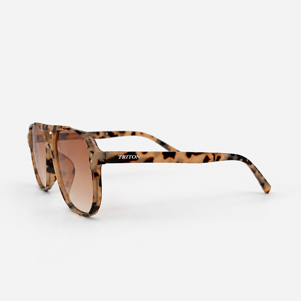 ÓCULOS DE SOL TRITON EYEWEAR AVIADOR ACETATO TARTARUGA