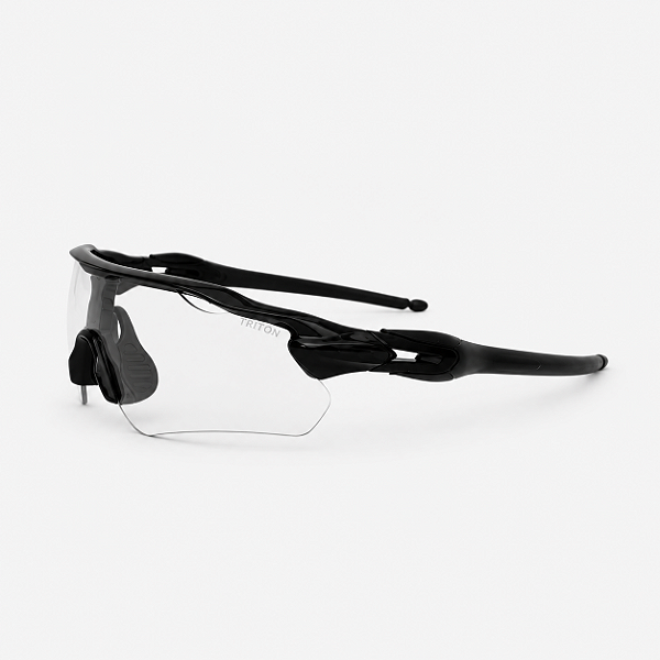 ÓCULOS DE SOL TRITON EYEWEAR ESPORTIVO ACETATO PRETO