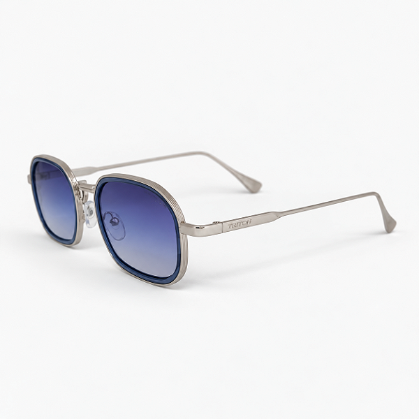 ÓCULOS DE SOL TRITON EYEWEAR QUADRADO METAL PRATA