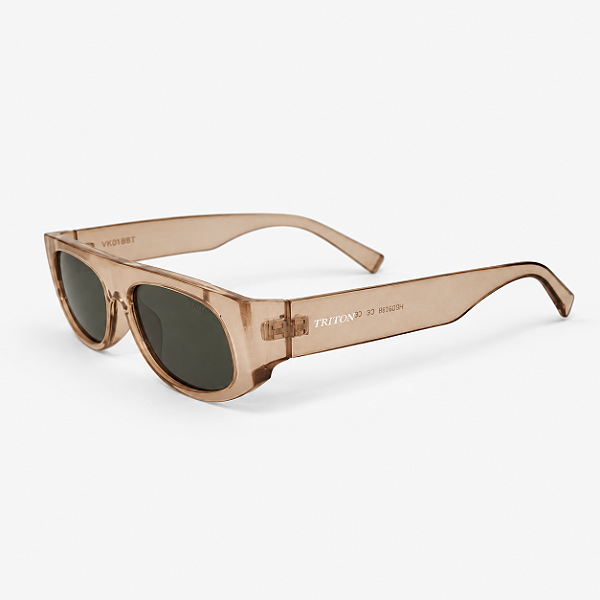 ÓCULOS DE SOL TRITON EYEWEAR RETRÔ ACETATO NUDE