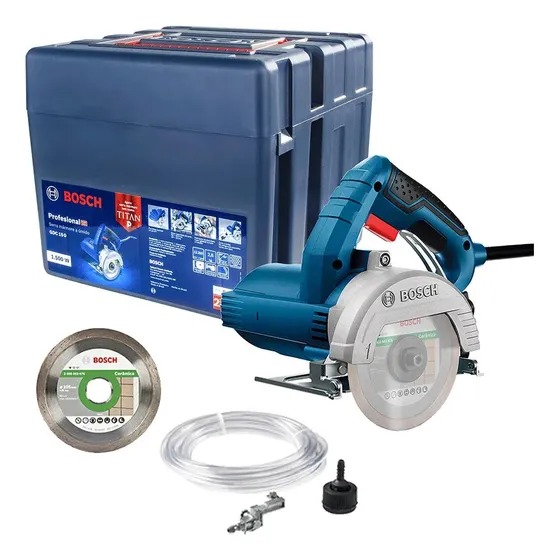 Serra Mármore GDC 151 Titan 1500W 220V com Kit de Refrigeração Bosch