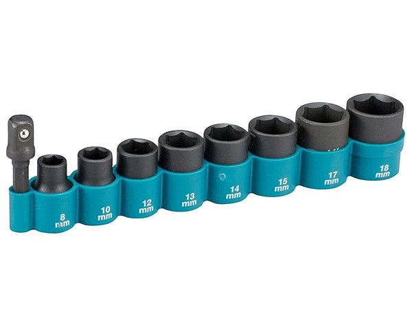 Conjunto de Soquetes de Impacto 3/8" Makita B-54651