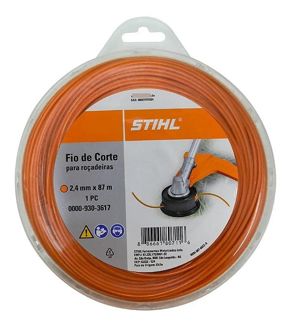 Fio de Corte STIHL 2,4mm x 87m