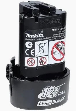Bateria de Íons de Lítio 12V 1,5Ah - BL1015K Makita