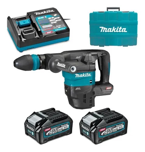 Martelo Rompedor Sem Fio Makita XGT 40 V – HM001GM202 – SDS‑MAX