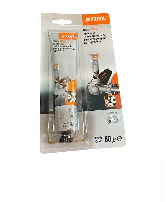 Graxa STIHL para Engrenagem de Roçadeira - Tubo 80g
