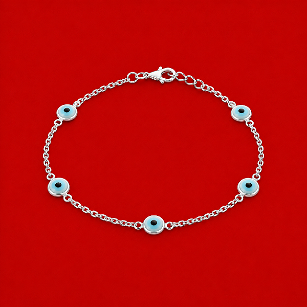 Pulseira Olho Grego em Prata 925